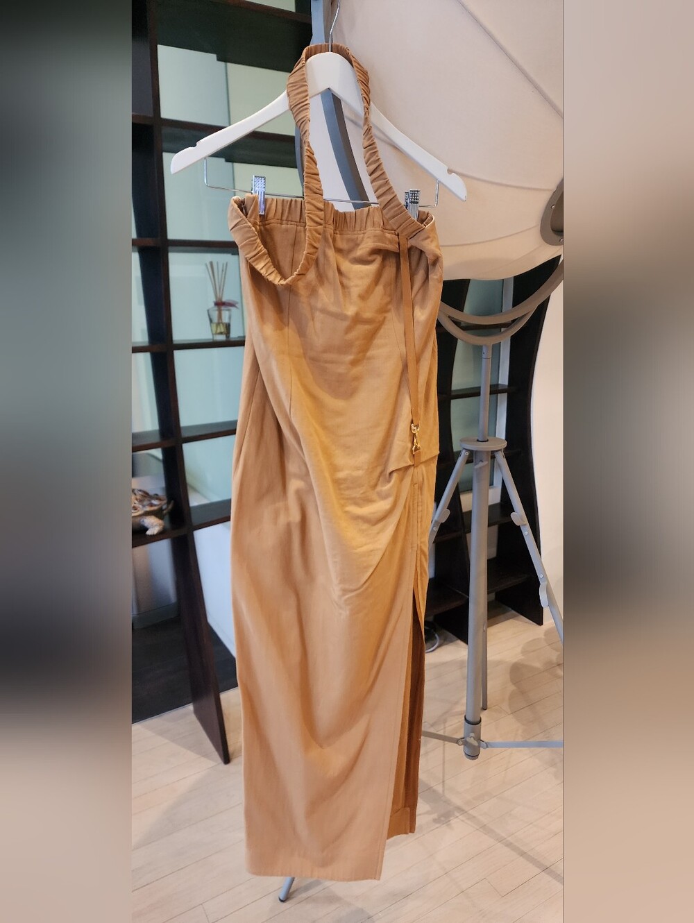 Jacquemus Tan Strapless Maxi Dress Size M - Picture 12 of 14